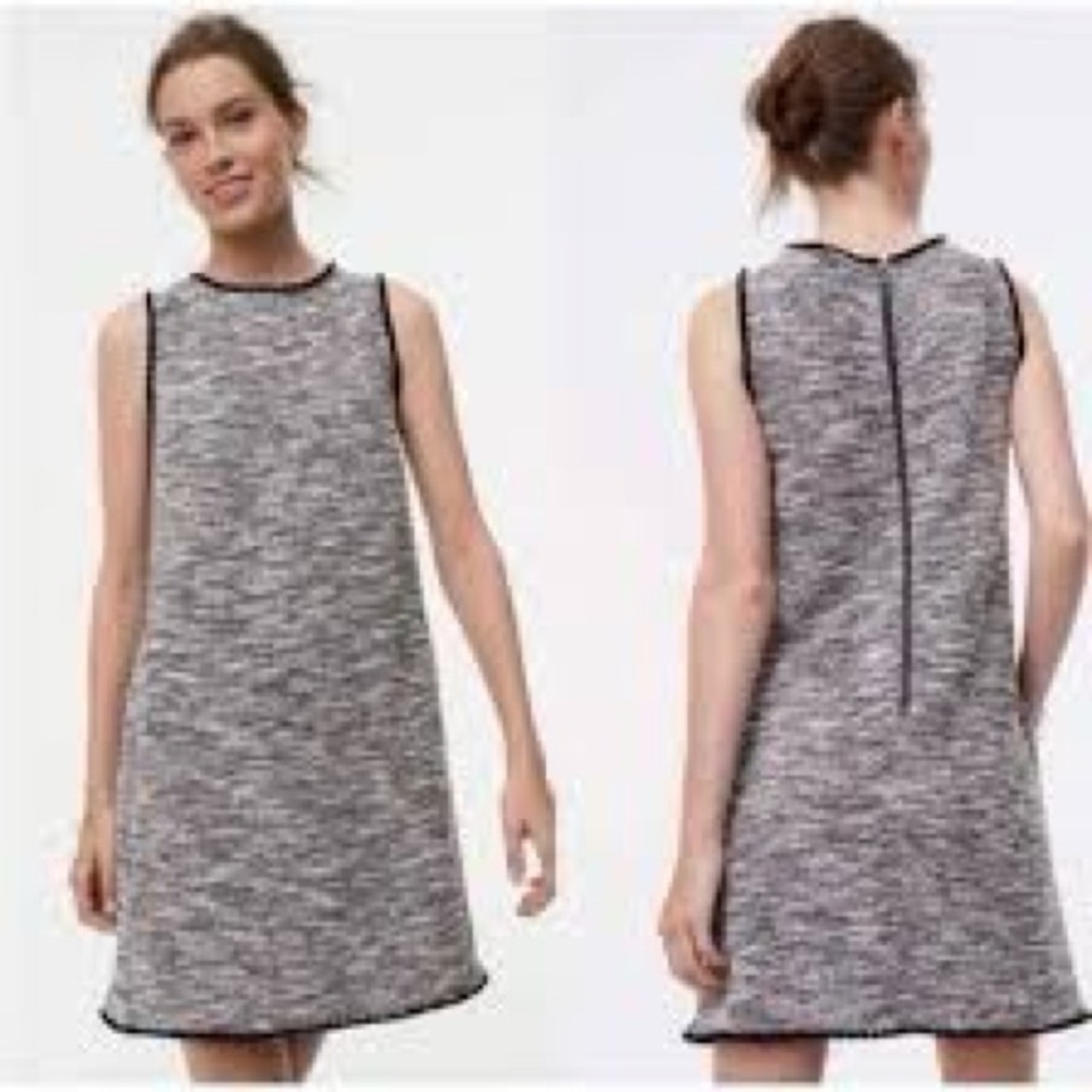 Loft Petite XS Fringe Sleeveless Dress